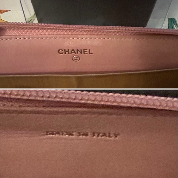 Chanel Light Pink Leather Wallet - Picture 8 of 13